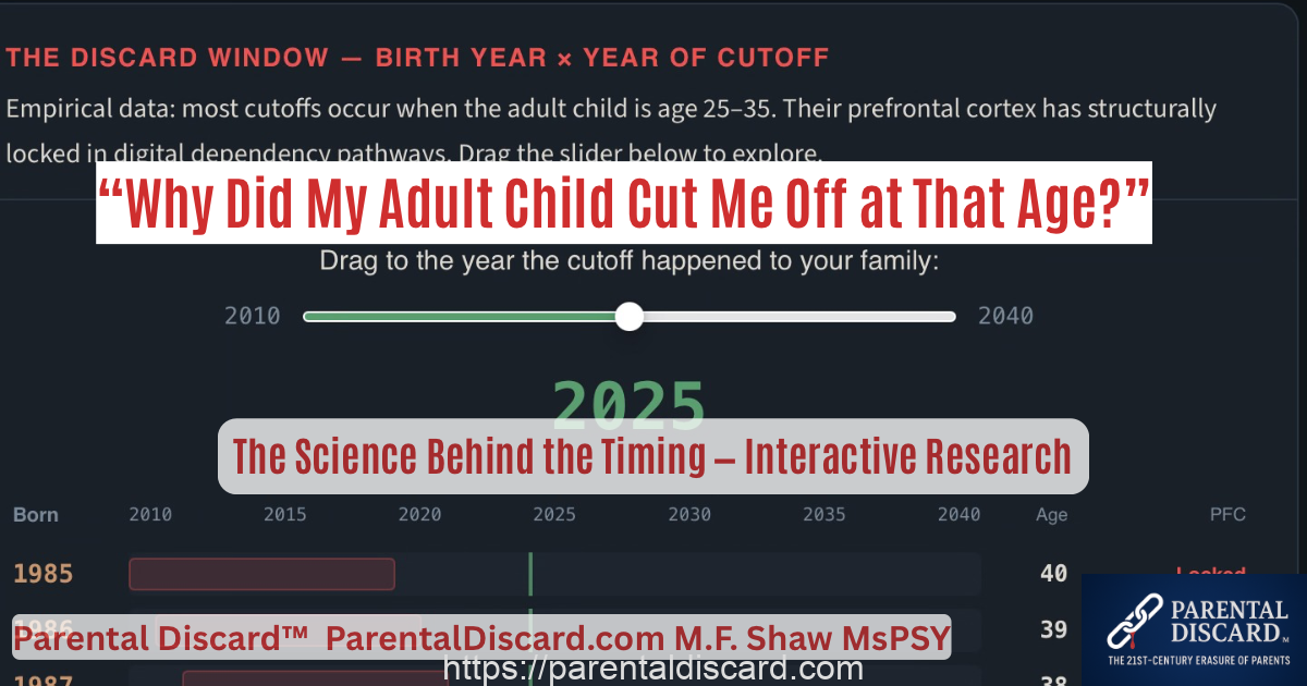 Parental Severance by Birth Year: PFC Development & Cutoff Age Correlation | Parental Discard™